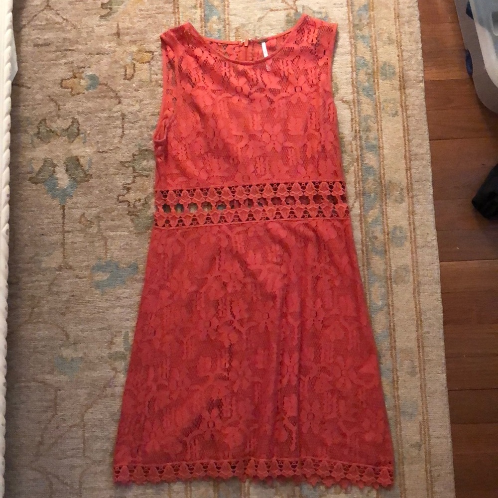 Coral Free People Dress